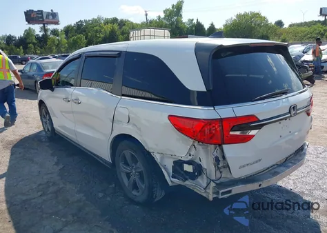 2021 Honda Odyssey Ex from USA, damaged, VIN 5FNRL6H50MB014084